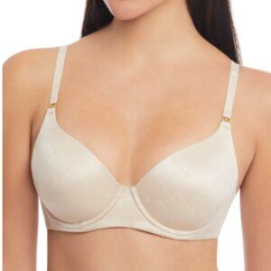 Lauren Ralph Lauren Comfort Collection Repeat-Logo T-shirt Bra - Light Truffle